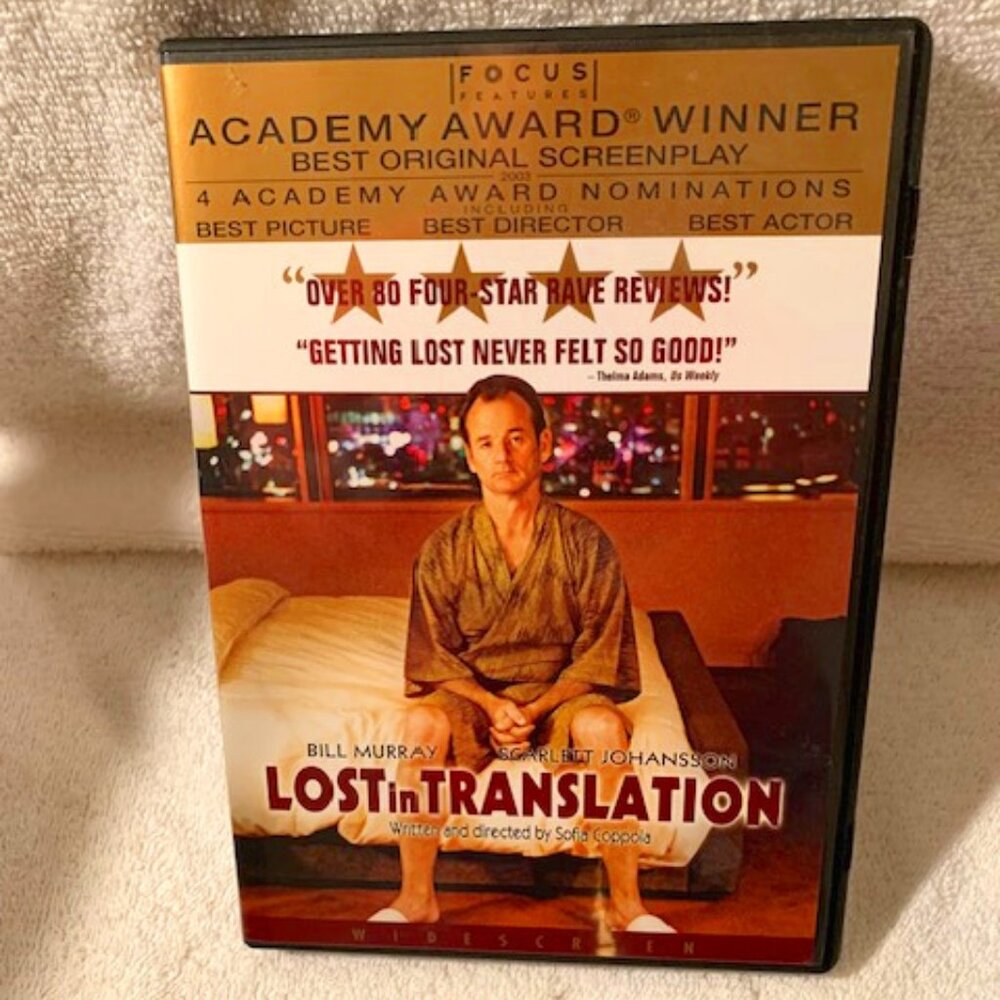 Bill Murray in "Lost in Translation"  DVD